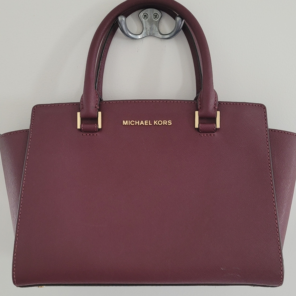 Michael Kors Maroon Purse